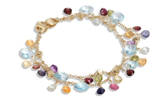 A colorful Marco Bicego bracelet, available at Heller Jewelers.