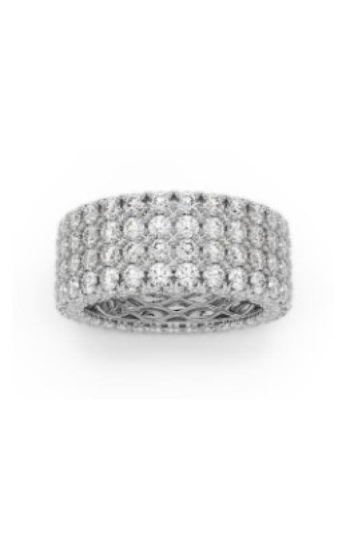 Diamond Seamless 4 Row Eternity Fashion Ring