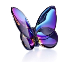 Baccarat Lucky Butterfly - Blue Scarab
