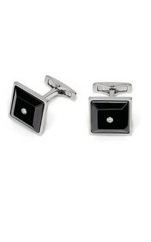 Baraka Diamond Steel Ceramic Cufflinks