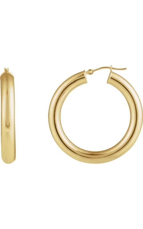 Tube Hoop Earrings