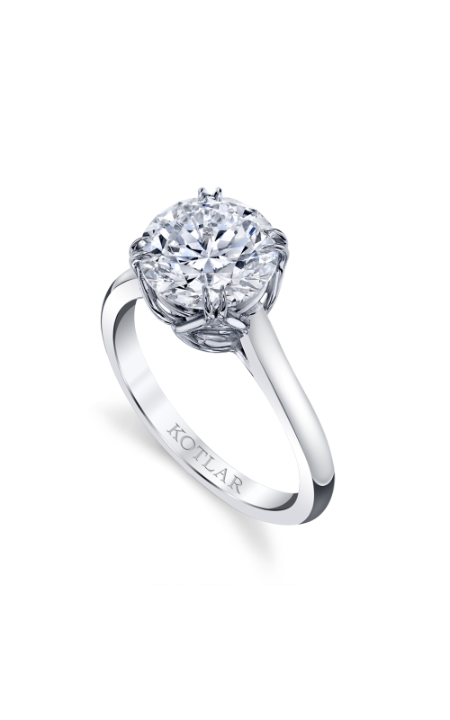 Harry Kotlar Platinum Plasmare Solitaire Ring