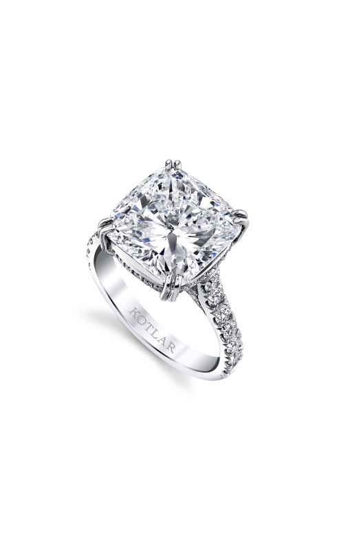 Harry Kotlar Platinum Diamond Engagement Ring