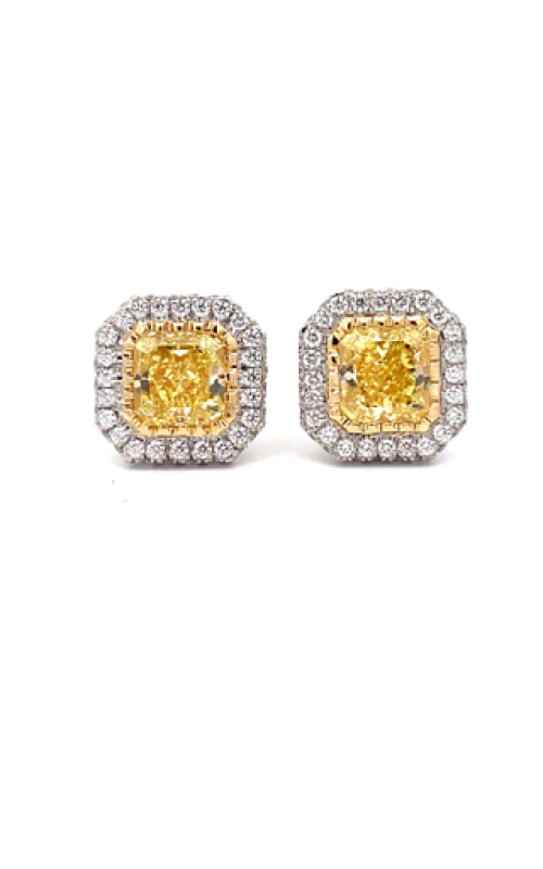 Harry Kotlar Yellow Diamond Earrings