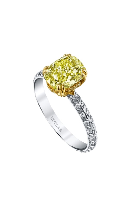 Harry Kotlar White/Yellow Platinum Engagement Ring