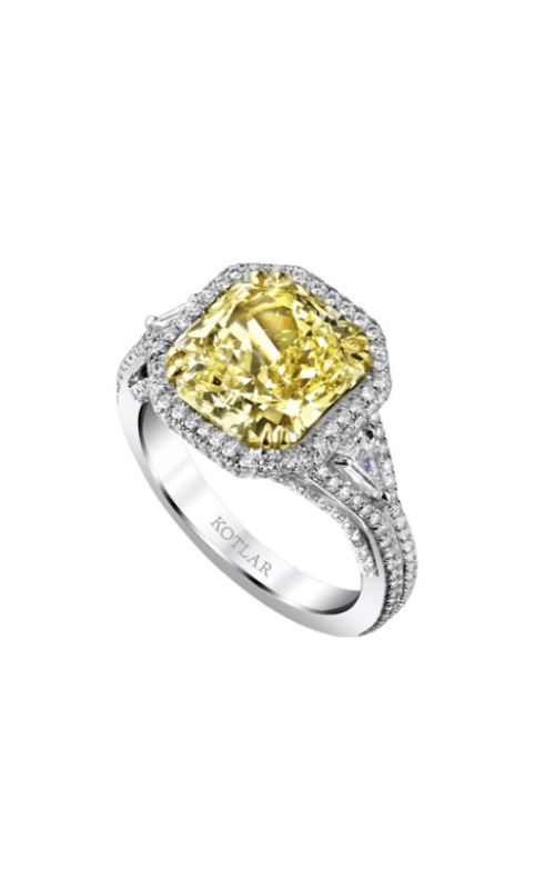 Harry Kotlar Yellow diamond engagement ring