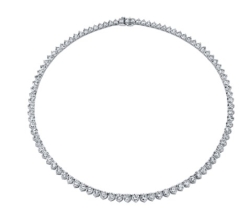 Harry Kotlar Scallop Diamond Necklace