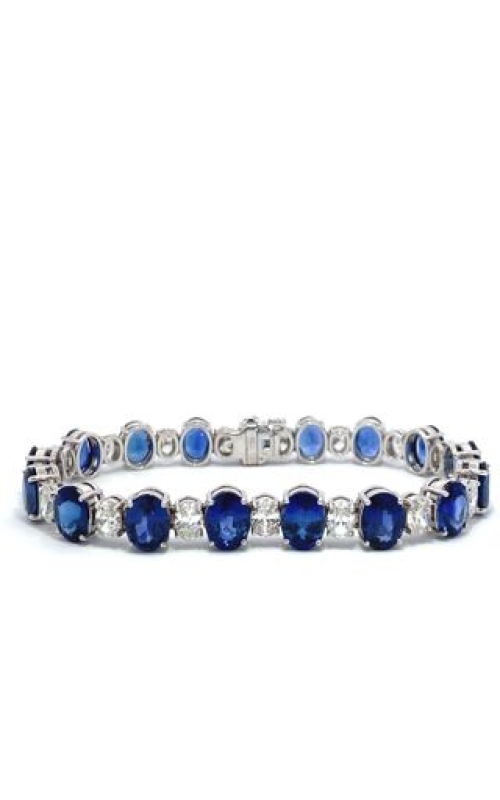 Sapphire & Diamond Alternating Bracelet