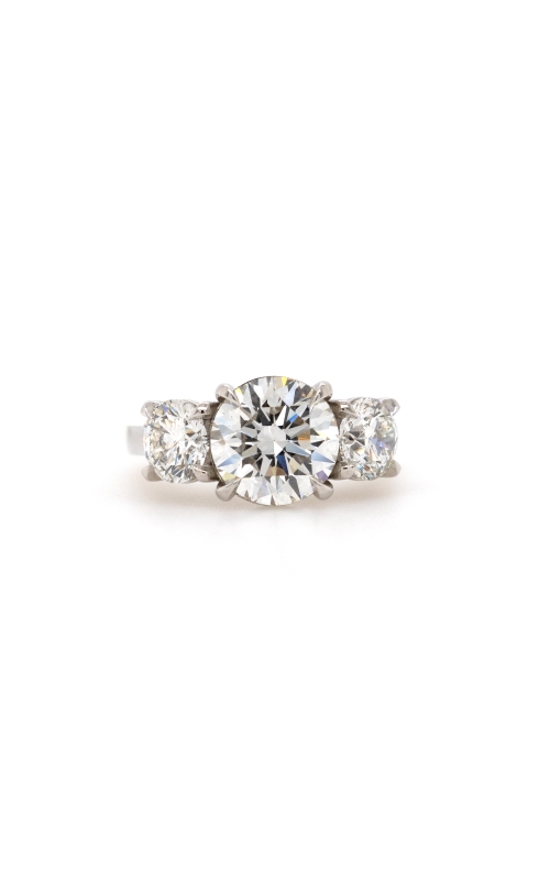 Platinum Diamond Three Stone Ring