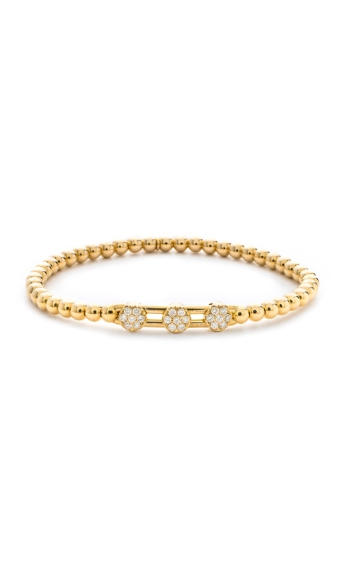 Hulchi Belluni Diamond Bead Bracelet