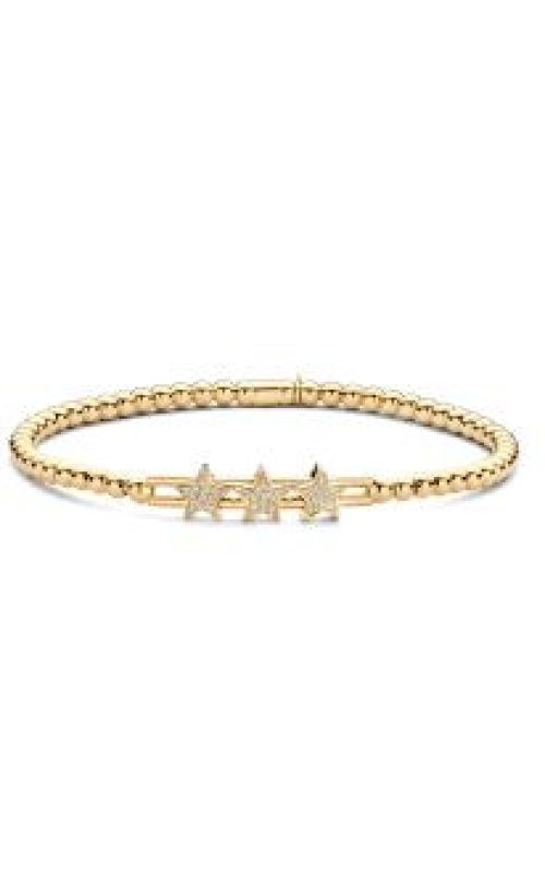 Hulchi Belluni Bead Stretch Diamond Star Bracelet