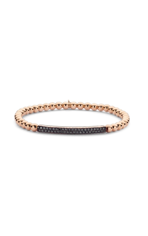 Hulchi Belluni Black Diamond Bead Stretch Bracelet