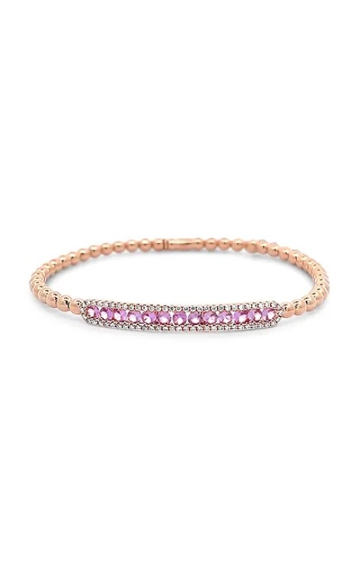 Hulchi Belluni Pink Sapphire & Diamond Bracelet