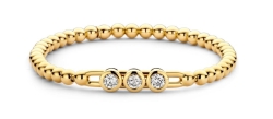 Hulchi Belluni Diamond Bead Bracelet