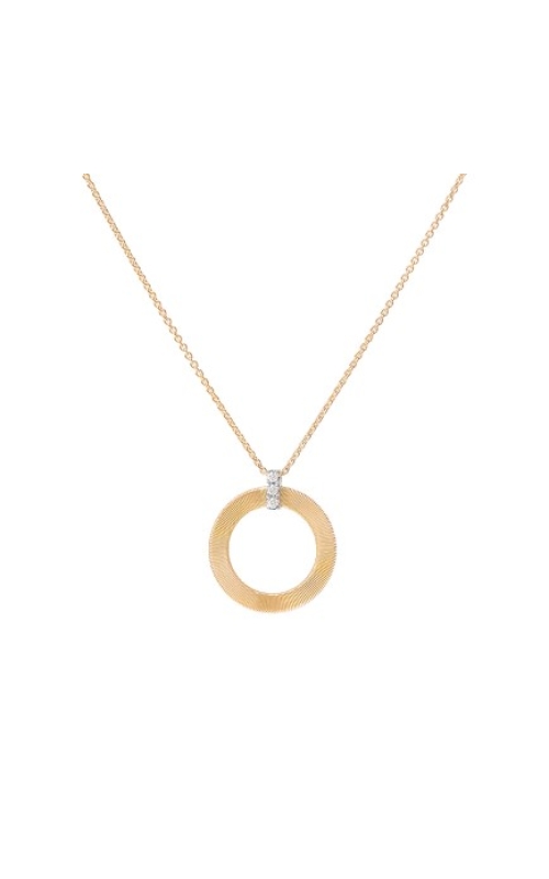 Marco Bicego Masai Diamond Single Circle Short Necklace