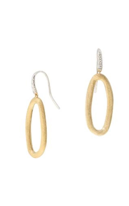 Marco Bicego Diamond Oval Link Hook Earrings