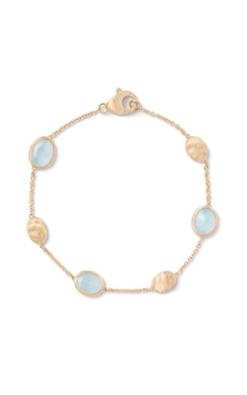 Marco Bicego Siviglia Aquamarine Bracelet With Bead Stations