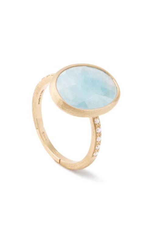 Marco Bicego Siviglia Aquamarine & Diamond Fashion Ring