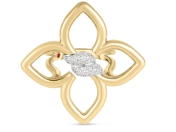 Roberto Coin Cialoma Medium Diamond Flower Ring