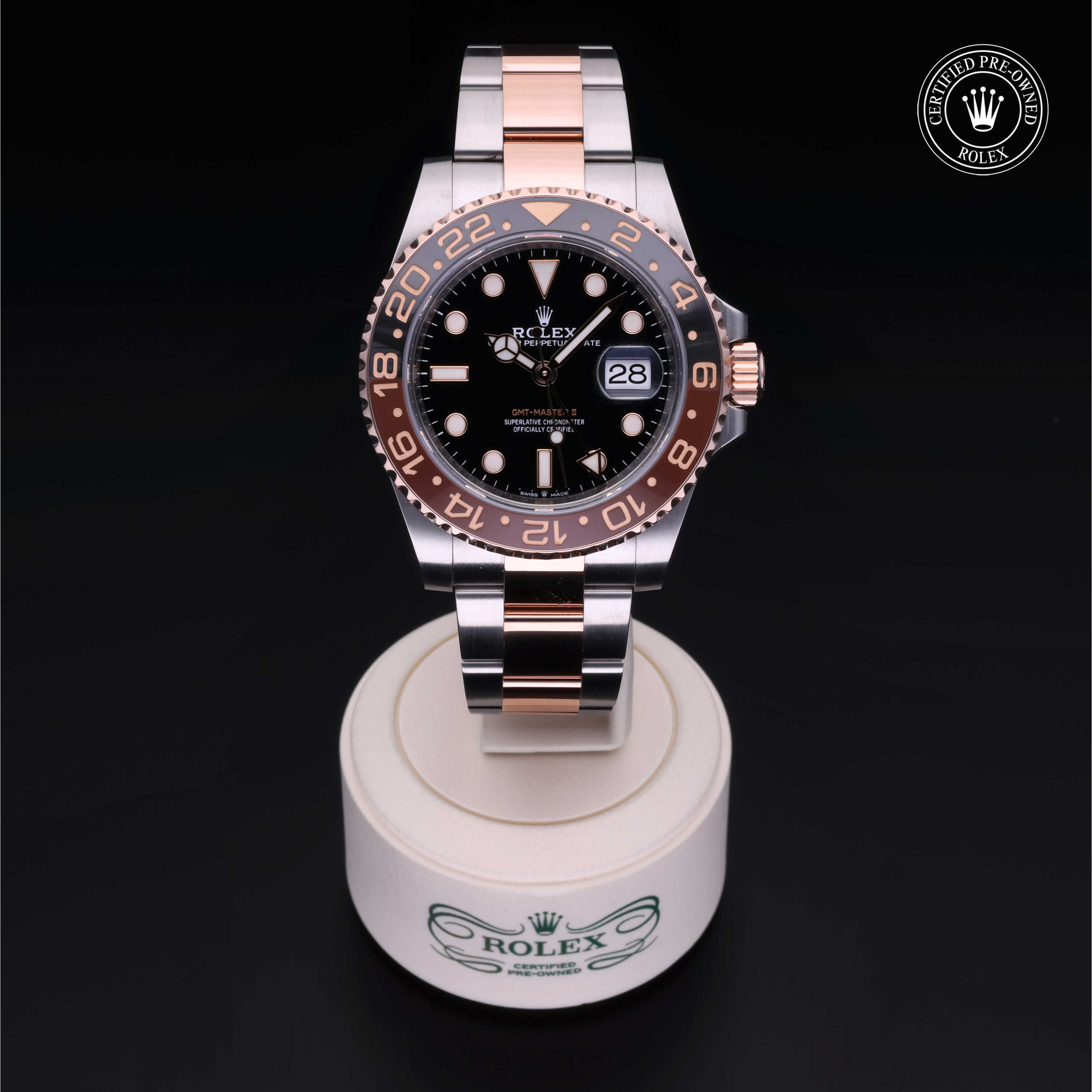 Rolex GMT-Master II in Oystersteel and Everose gold M126711CHNR-0002 at Heller Jewelers