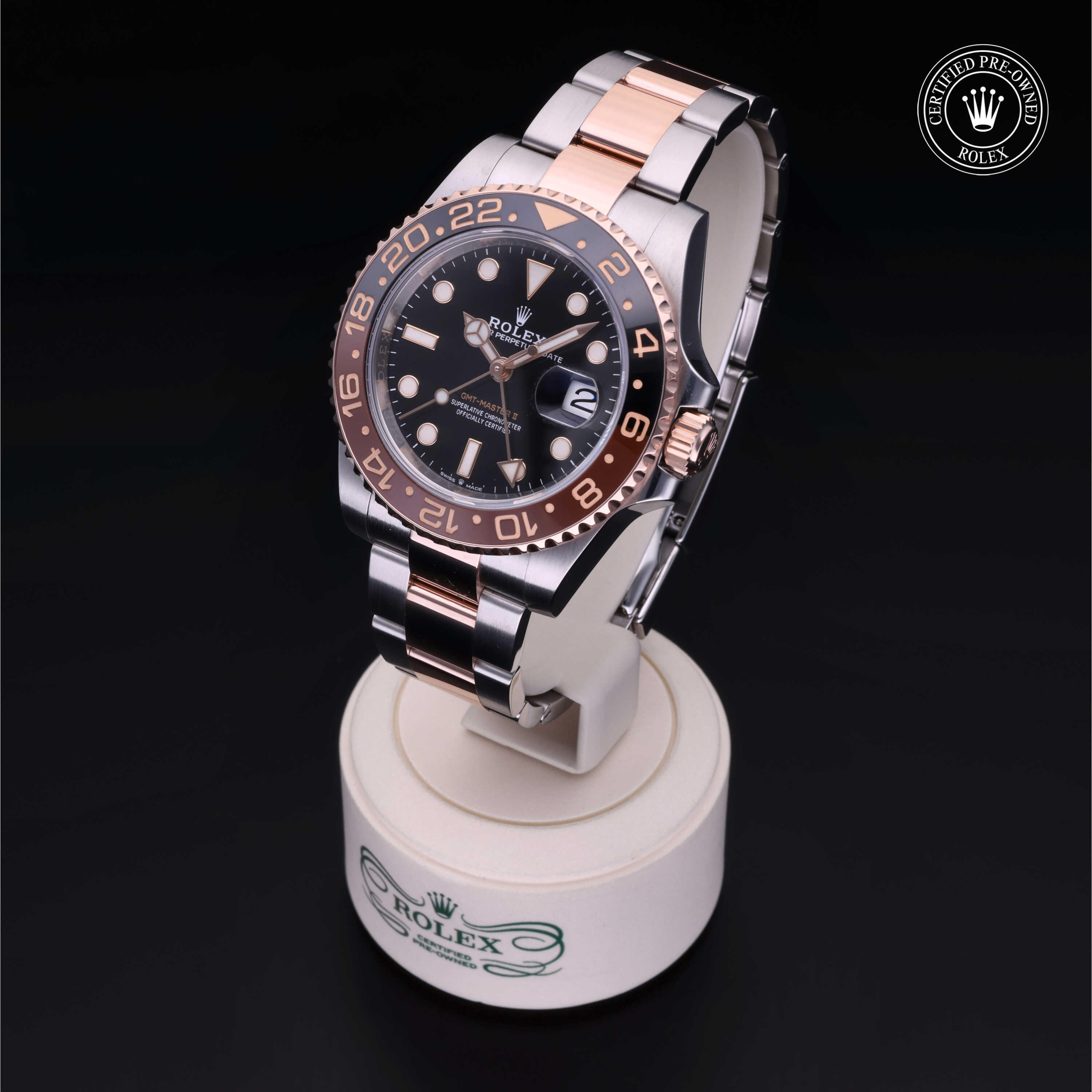 Rolex GMT-Master II in Oystersteel and Everose gold M126711CHNR-0002 at Heller Jewelers