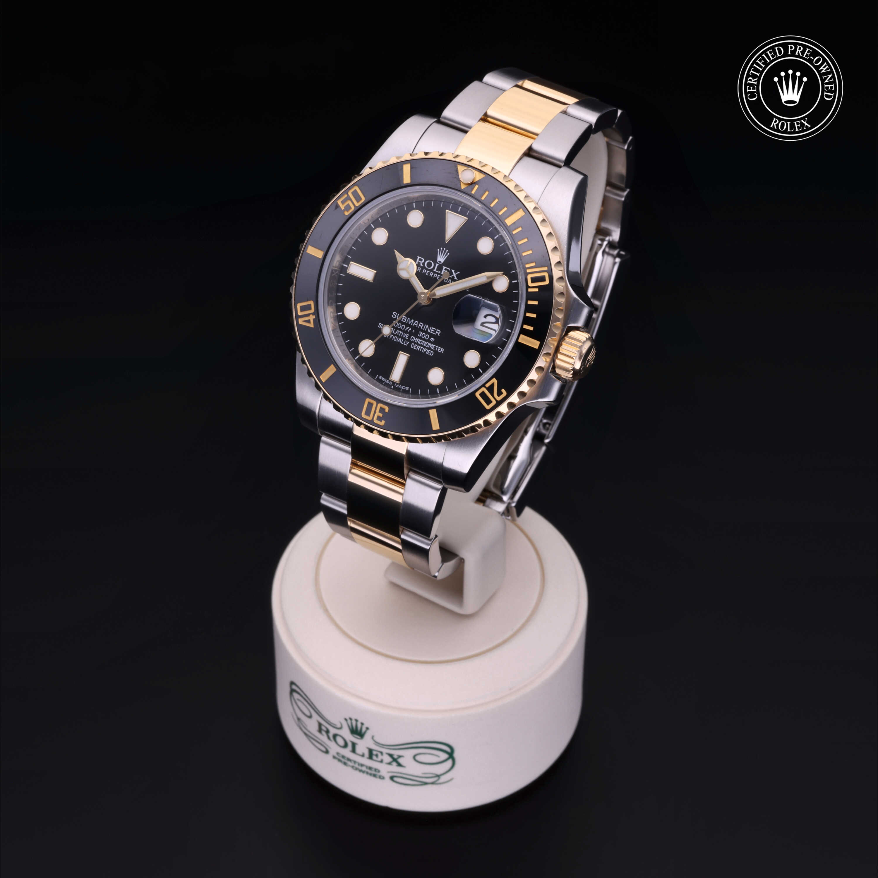 Rolex Submariner in Oystersteel and yellow gold M116613LN-0001 at Heller Jewelers