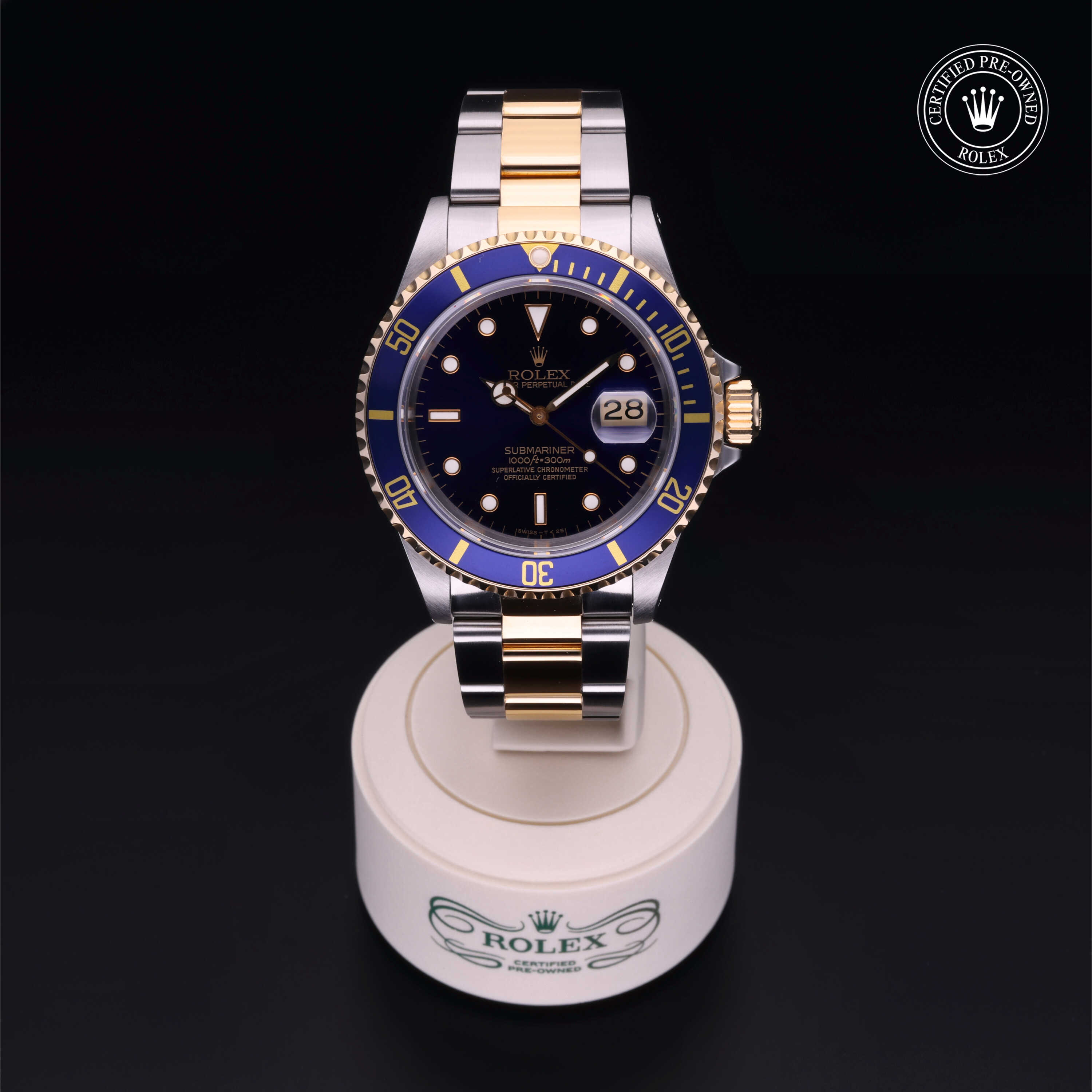 Rolex Submariner in Oystersteel and yellow gold M16613-0012 at Heller Jewelers