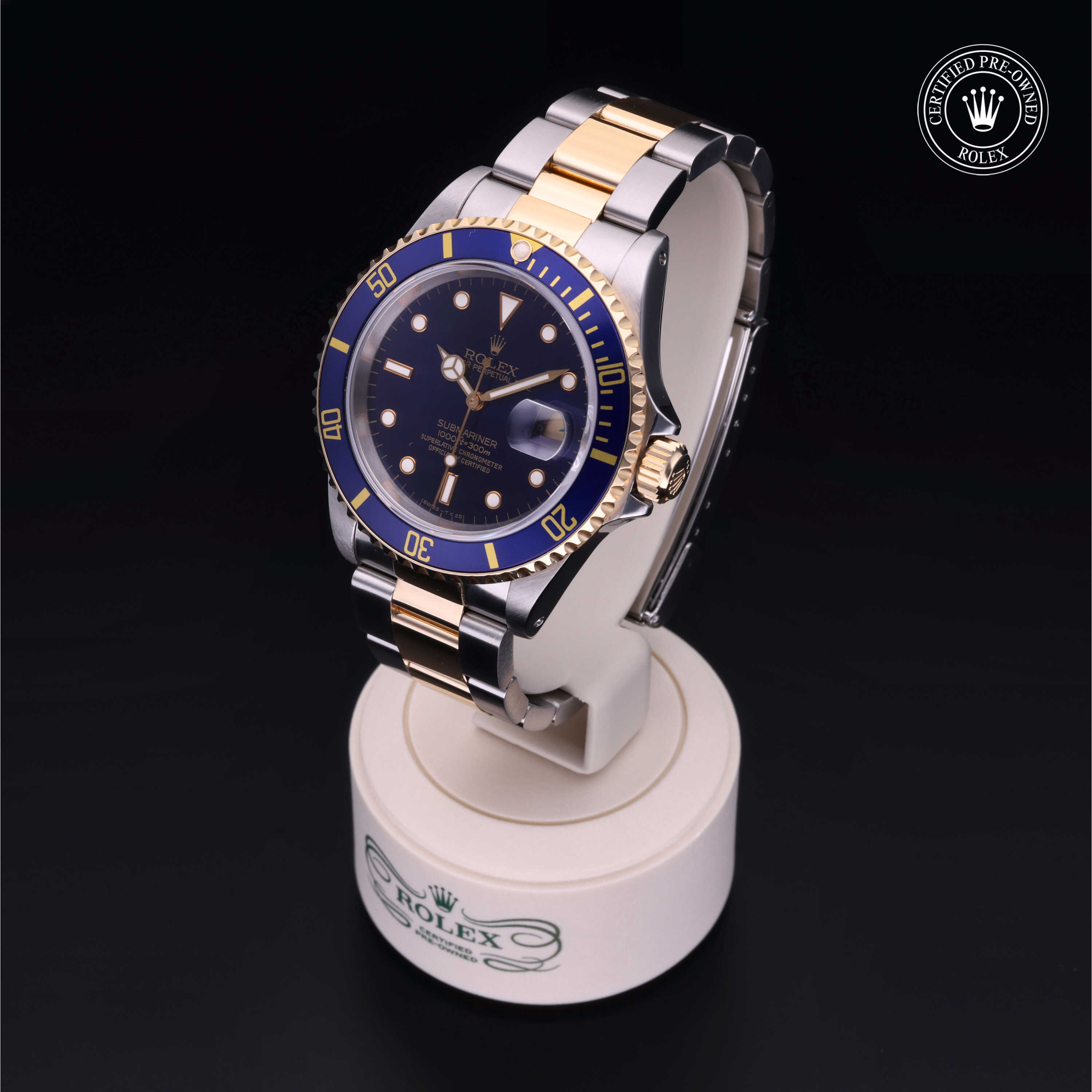 Rolex Submariner in Oystersteel and yellow gold M16613-0012 at Heller Jewelers