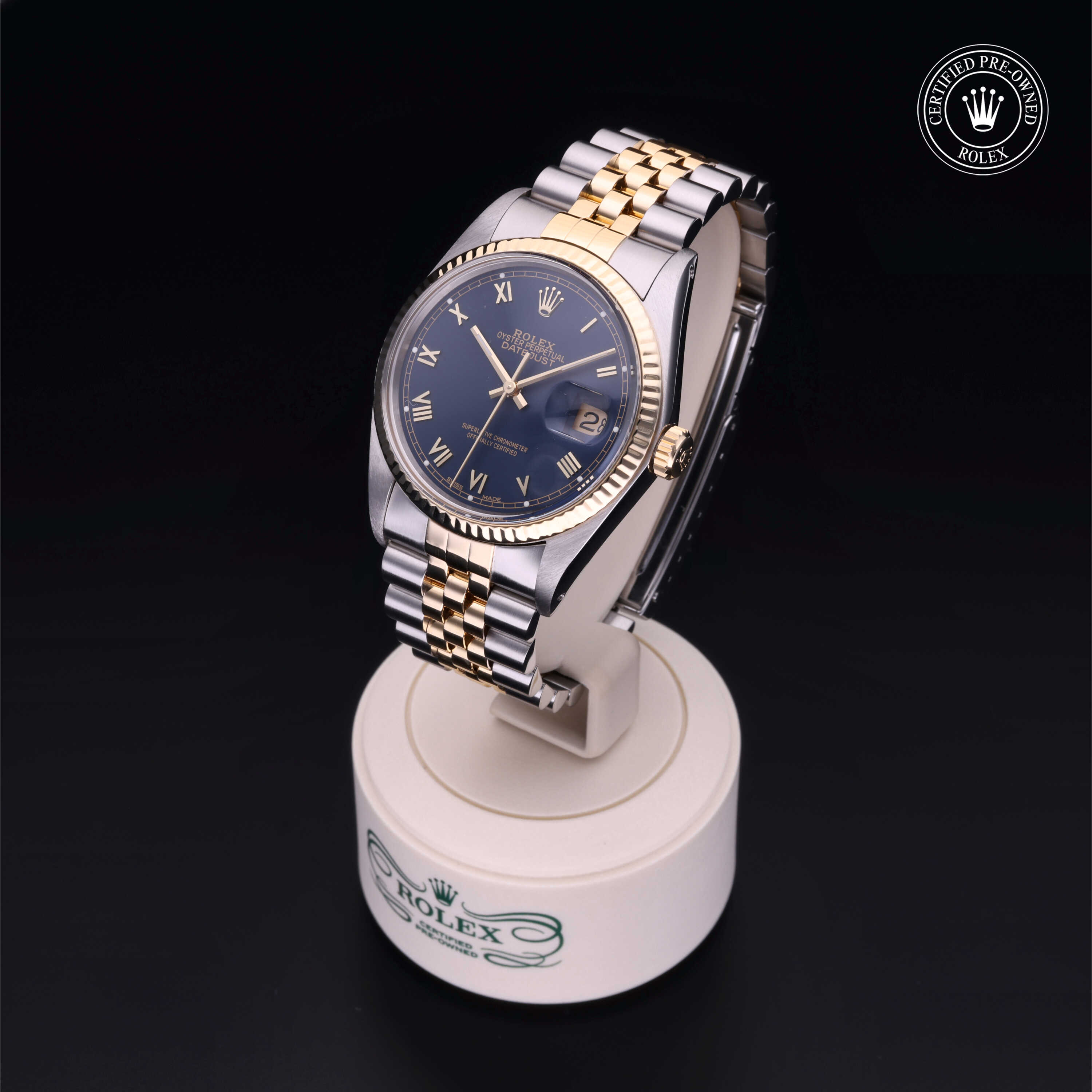 Rolex Datejust in Oystersteel and yellow gold V312-16013 at Heller Jewelers