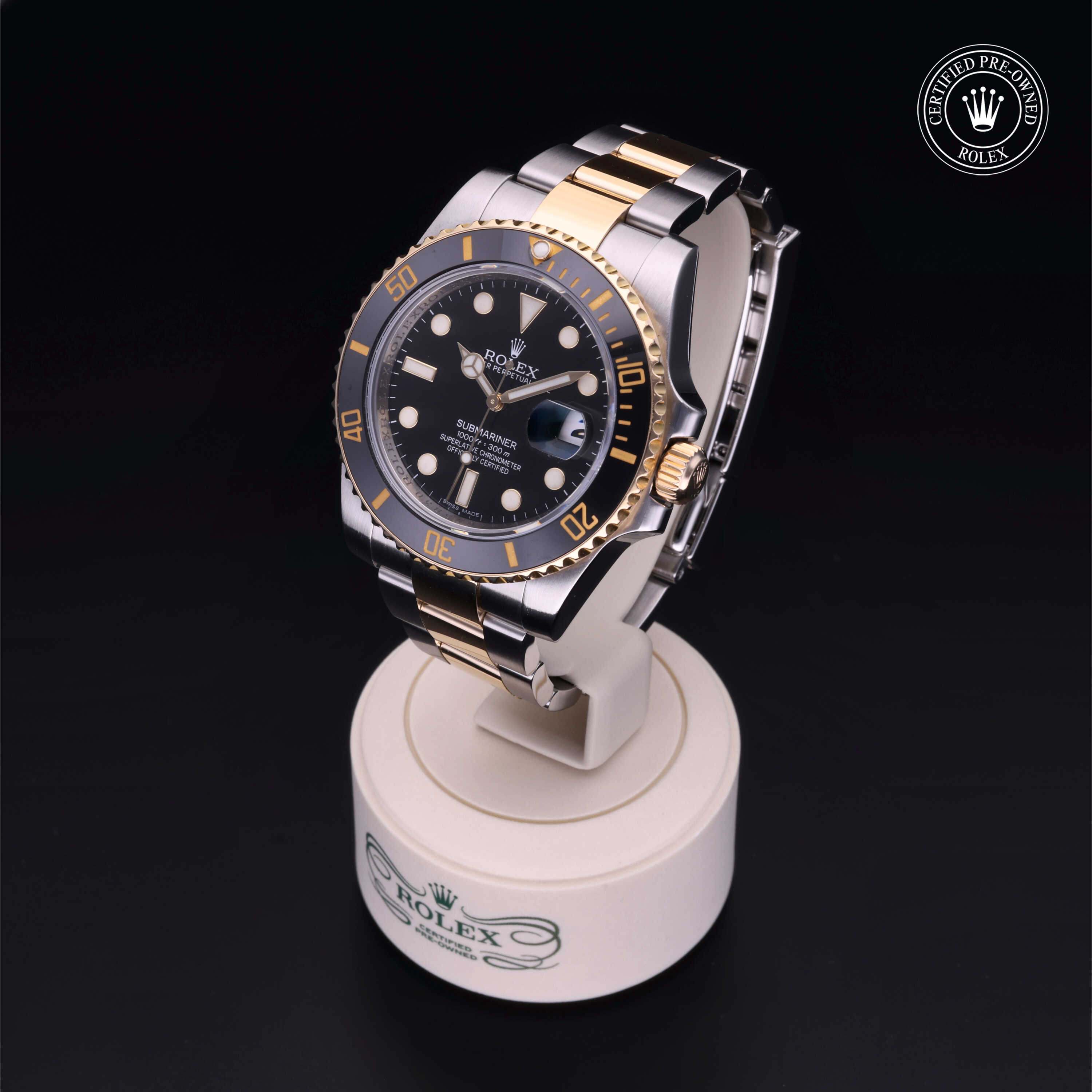 Rolex Submariner in Oystersteel and yellow gold M116613LN-0001 at Heller Jewelers