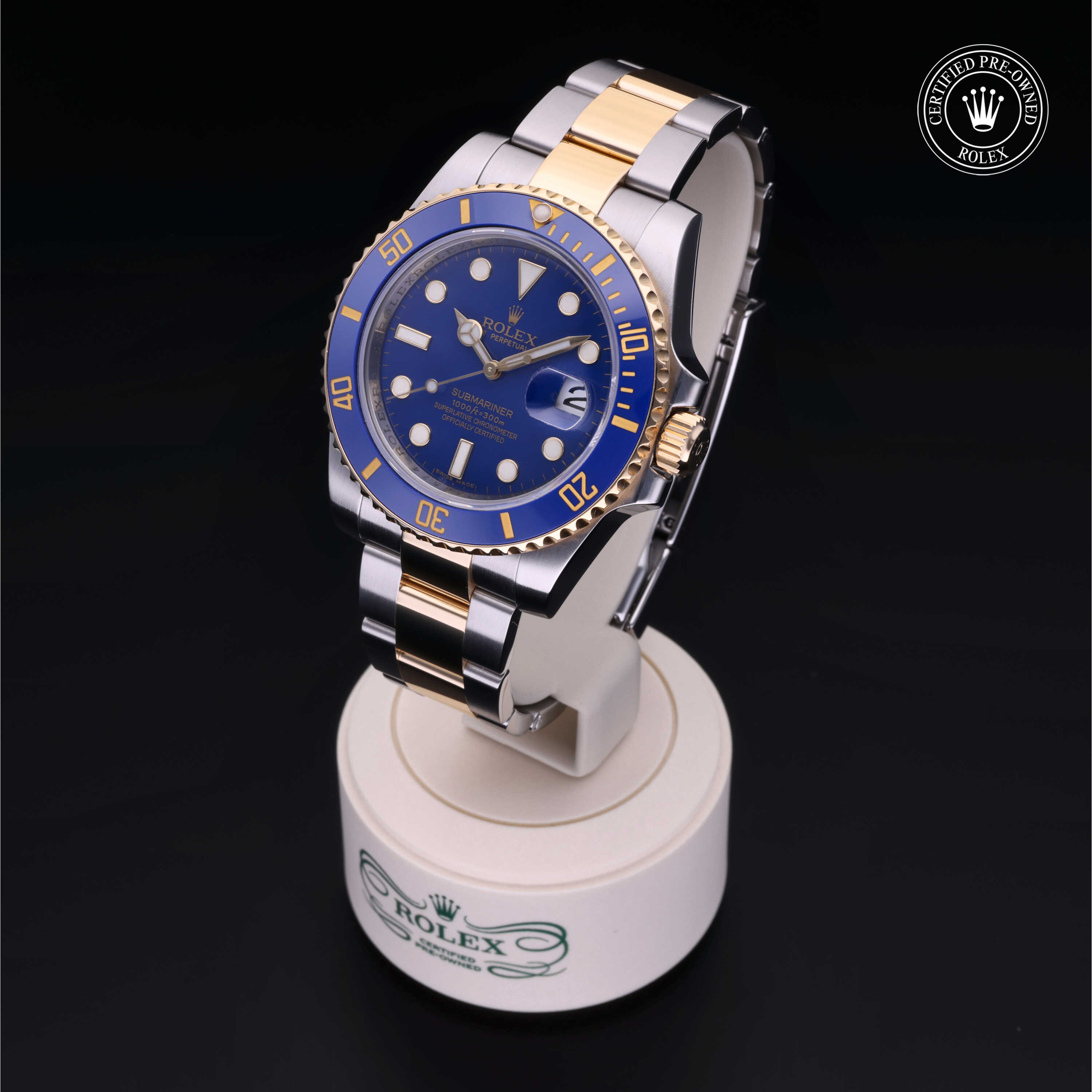 Rolex Submariner in Oystersteel and yellow gold M116613LB-0001 at Heller Jewelers