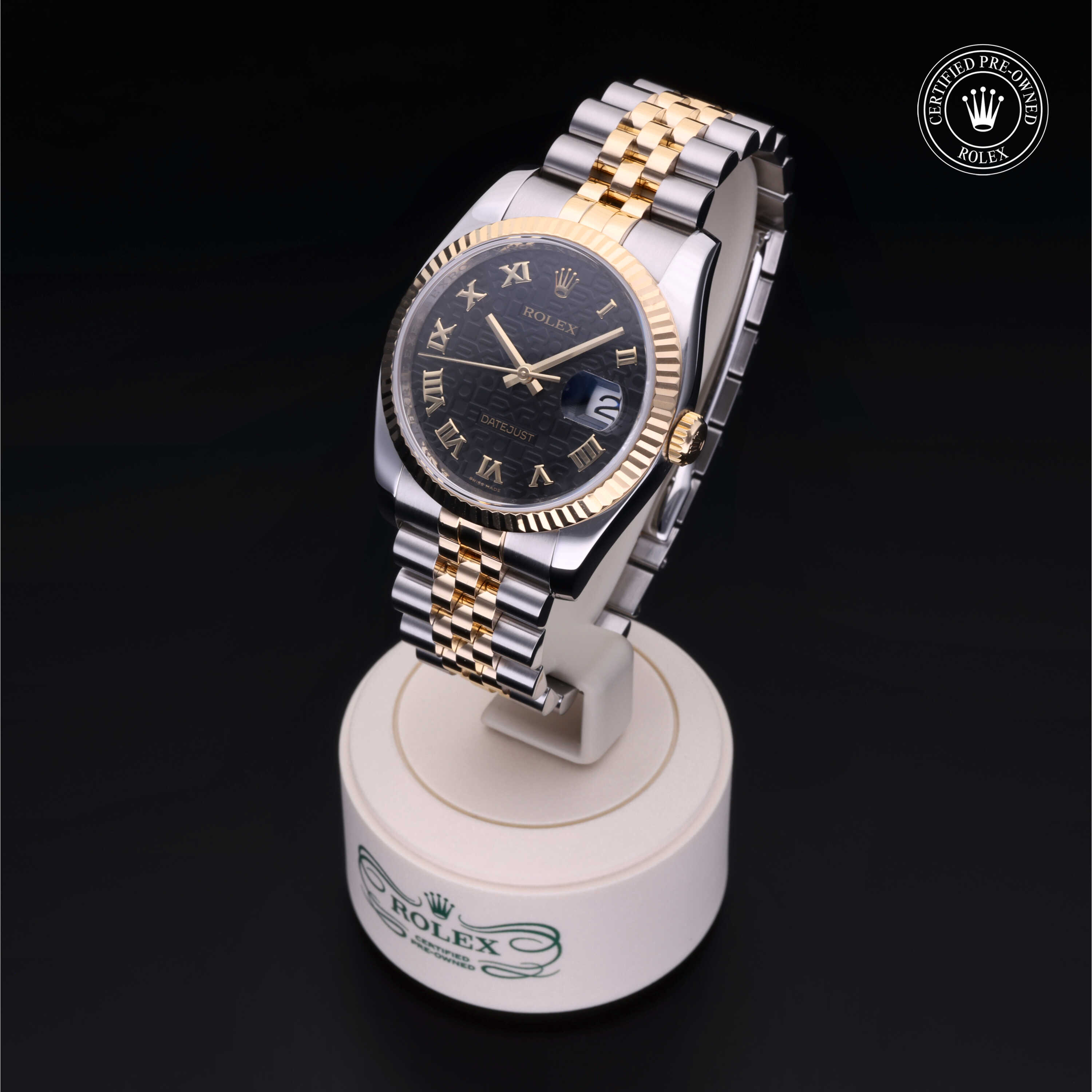 Rolex Datejust in Oystersteel and yellow gold M116233-0198 at Heller Jewelers