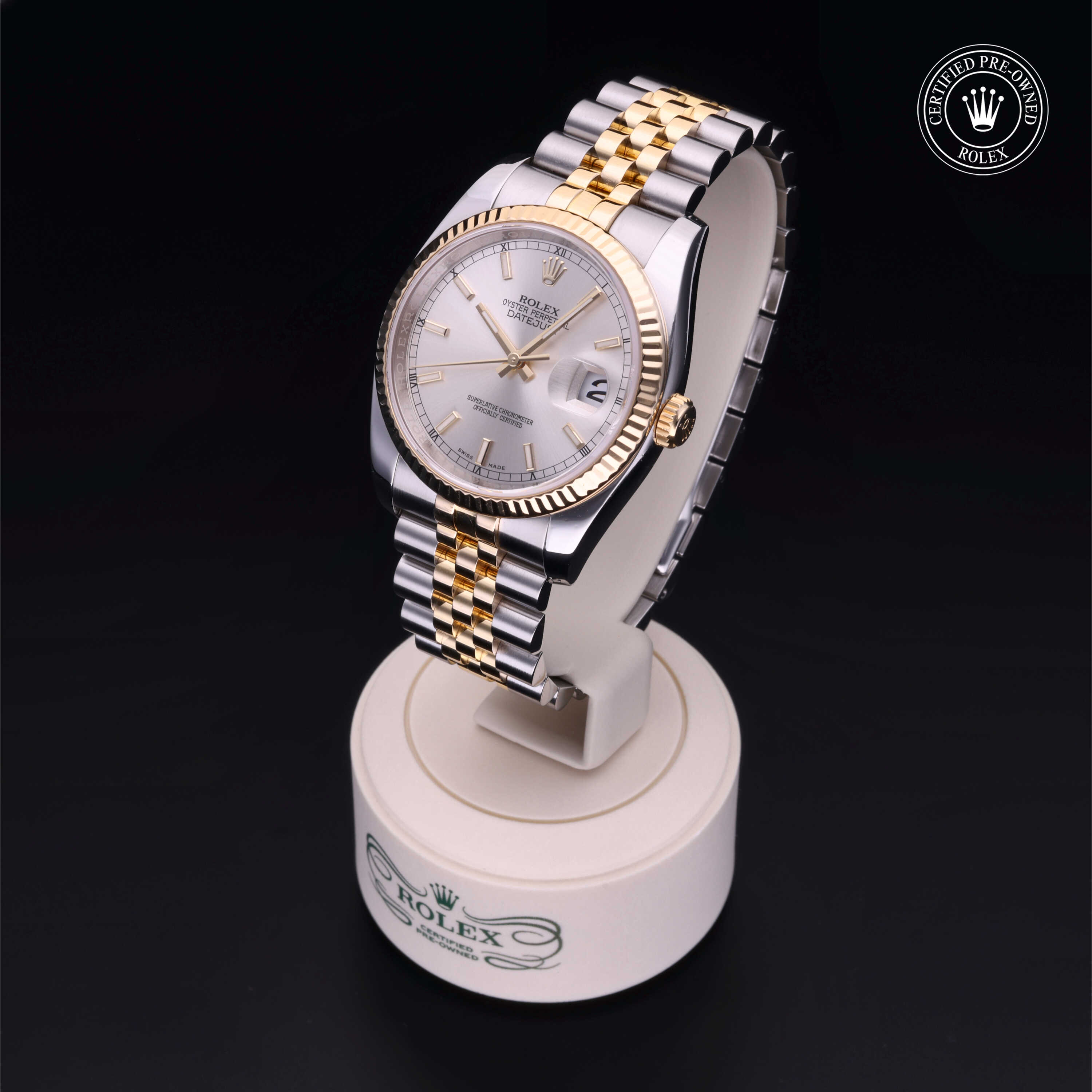 Rolex Datejust in Oystersteel and yellow gold M116233-0148 at Heller Jewelers