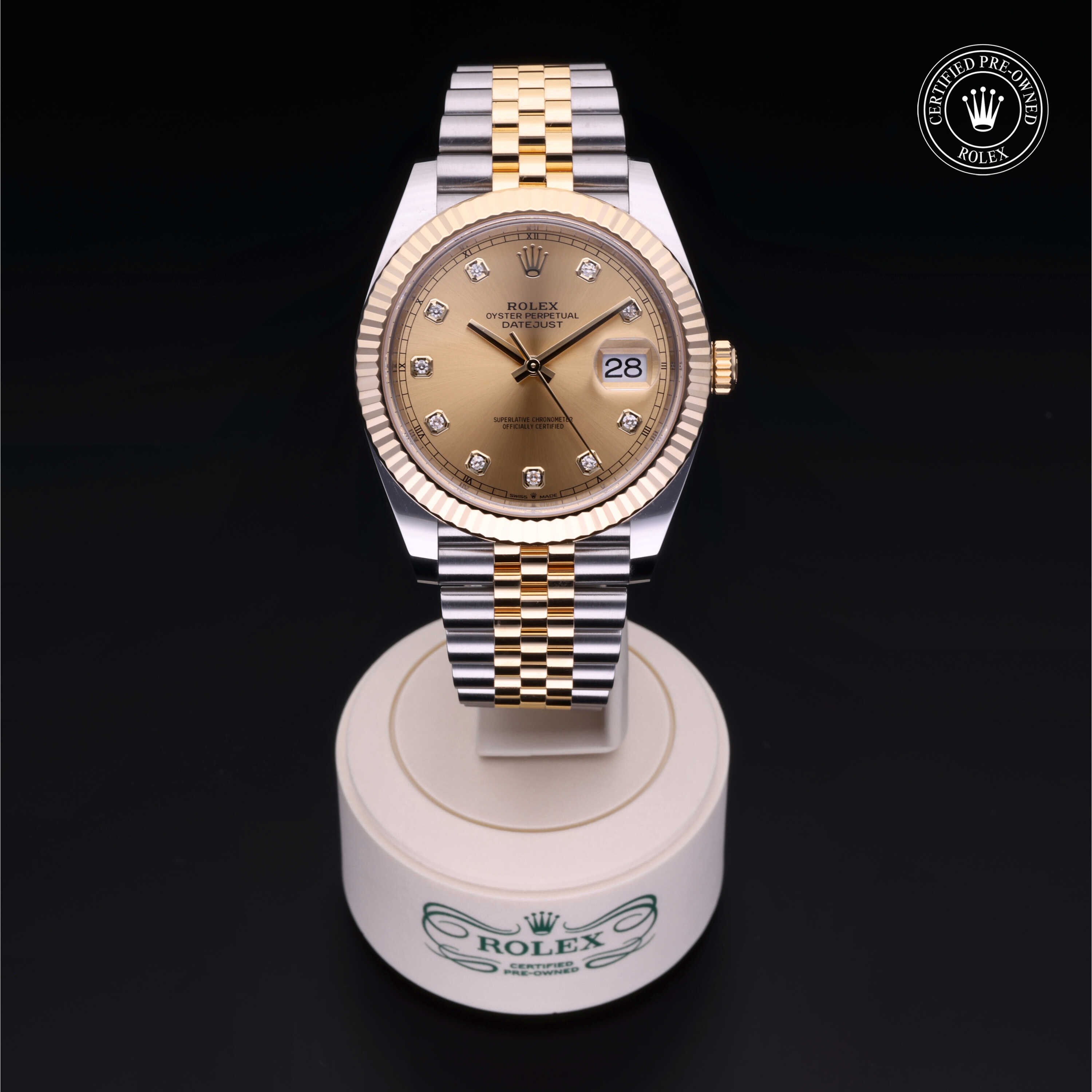 Rolex Datejust in Oystersteel and yellow gold M126333-0012 at Heller Jewelers