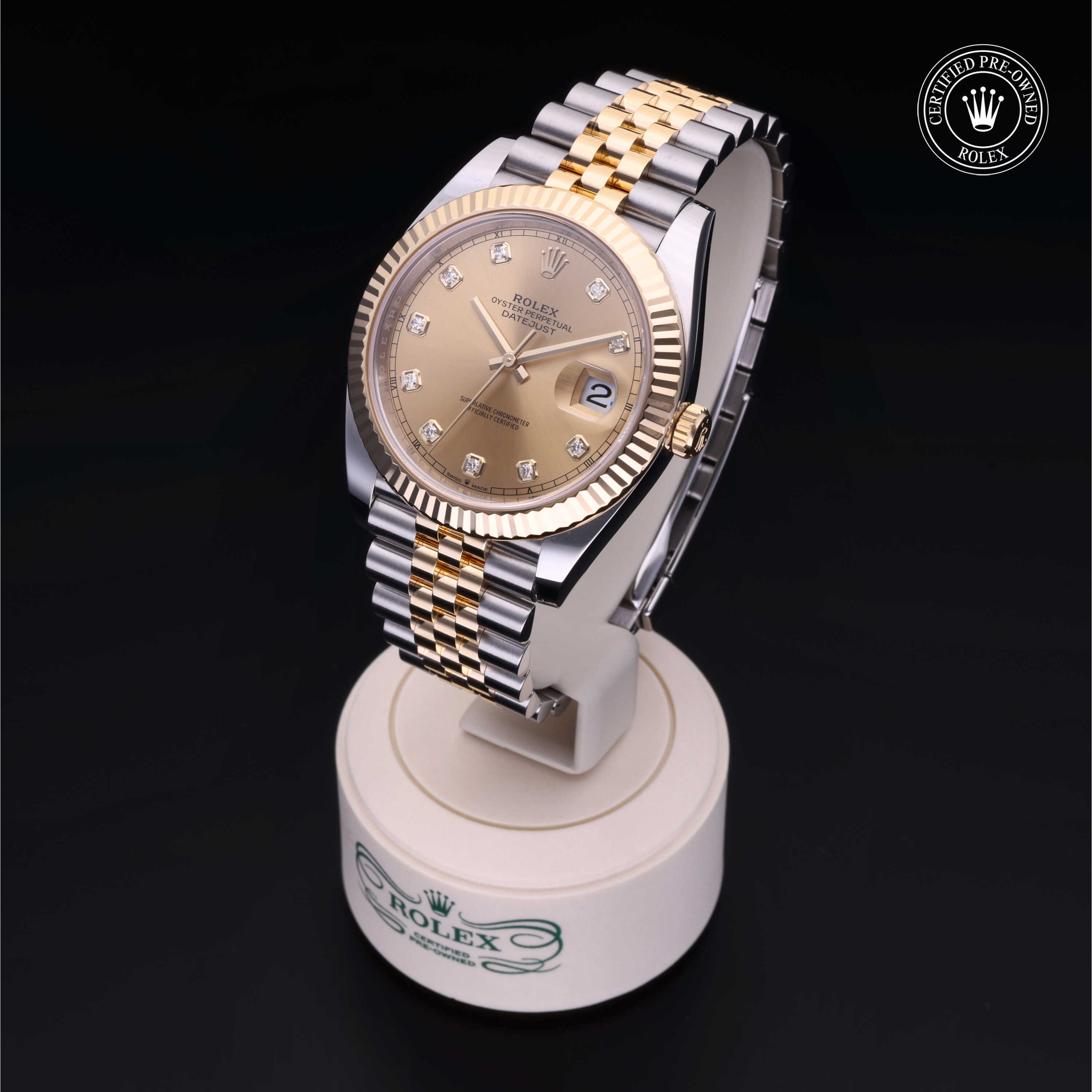 Rolex Datejust in Oystersteel and yellow gold M126333-0012 at Heller Jewelers