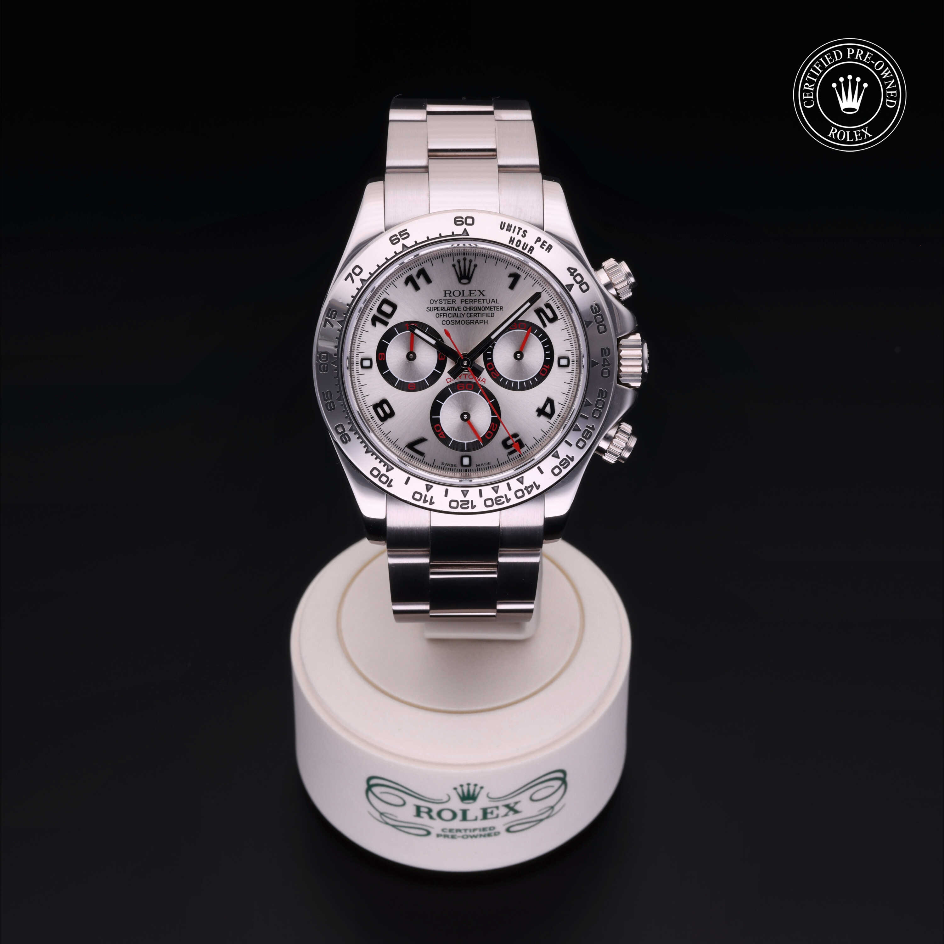 Rolex Cosmograph Daytona in Gold 18 Carat White M116509-0013 at Heller Jewelers