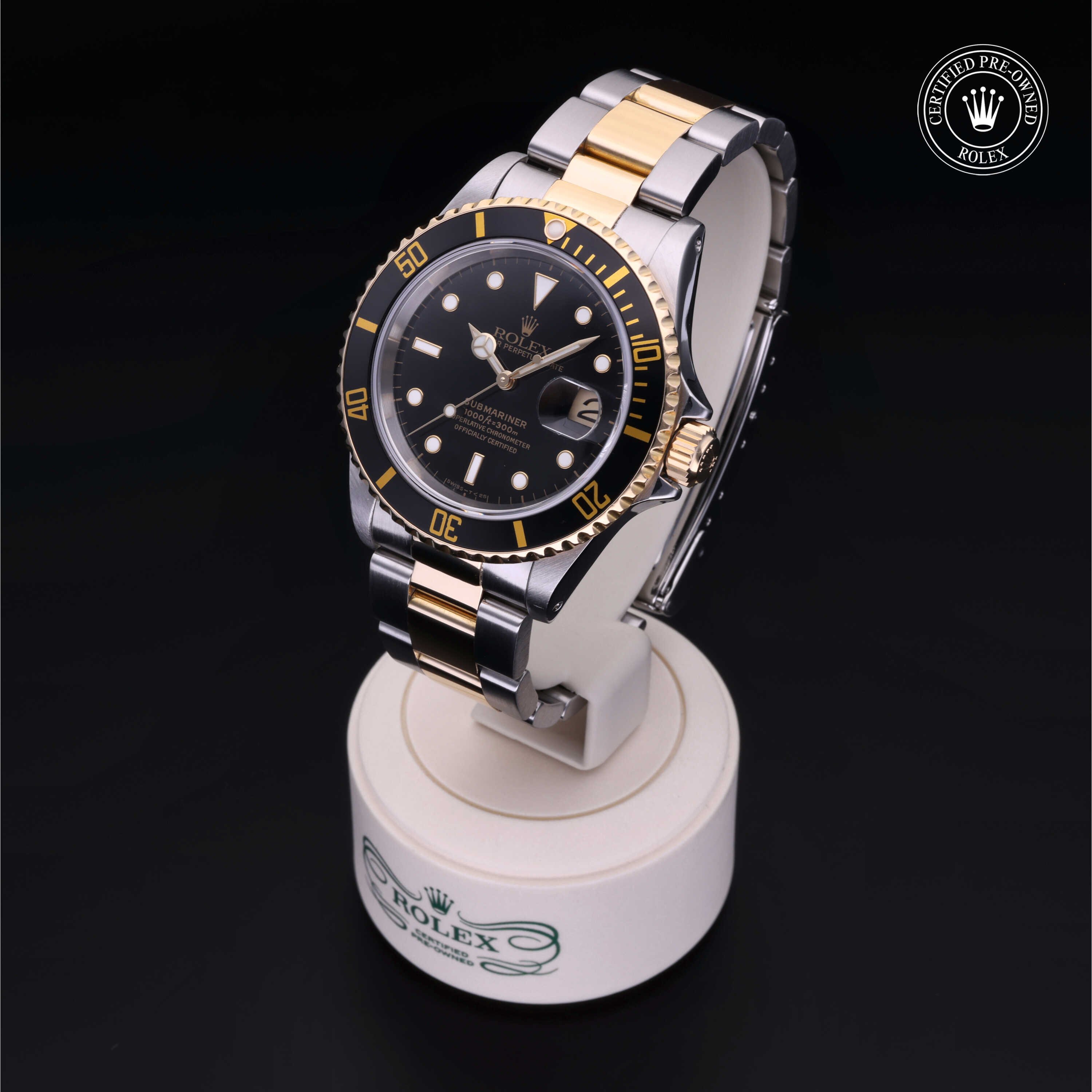 Rolex Submariner in Rolesor 18 Carat Yellow M16613LN-0003 at Heller Jewelers