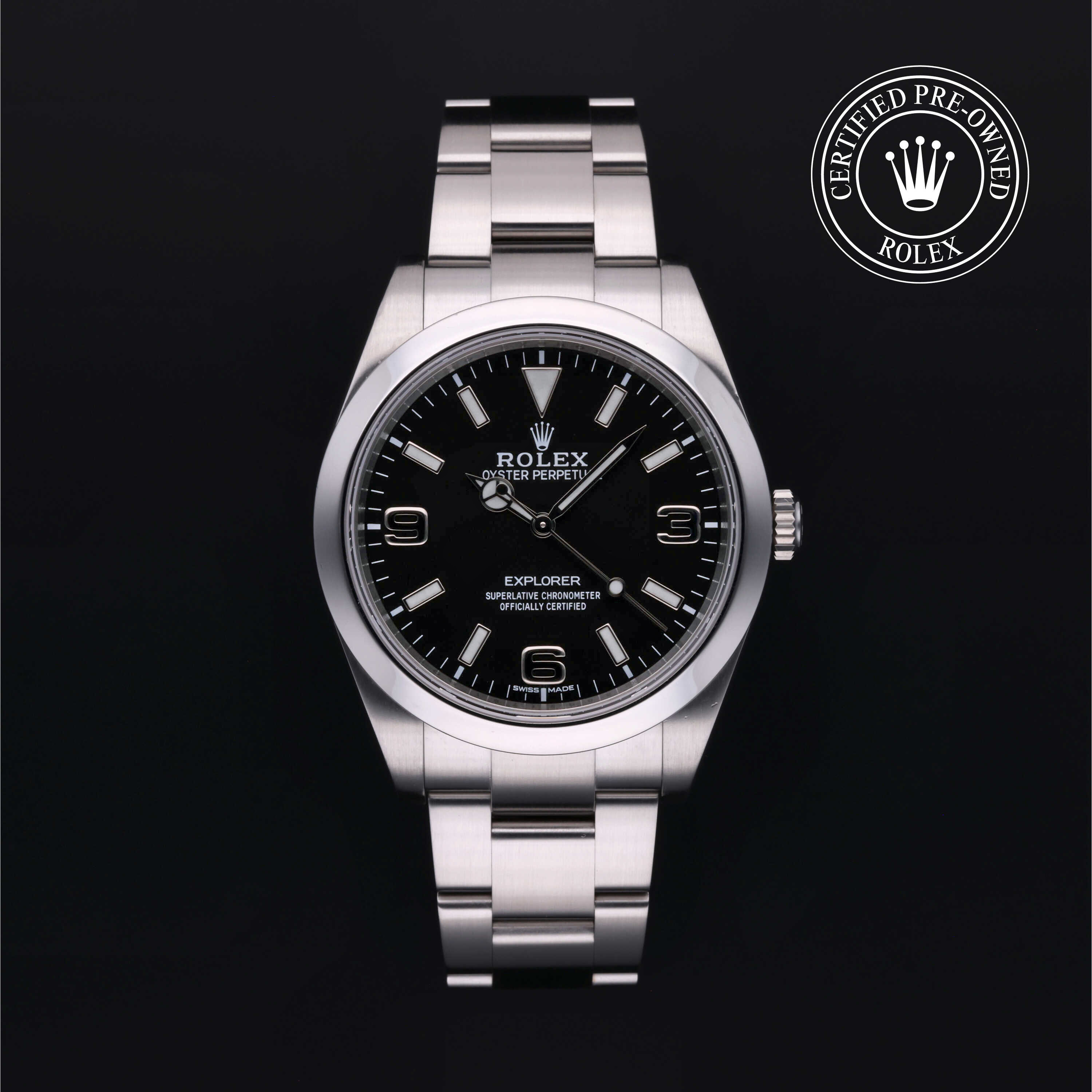 Rolex Explorer in Steel M214270-0001 at Heller Jewelers