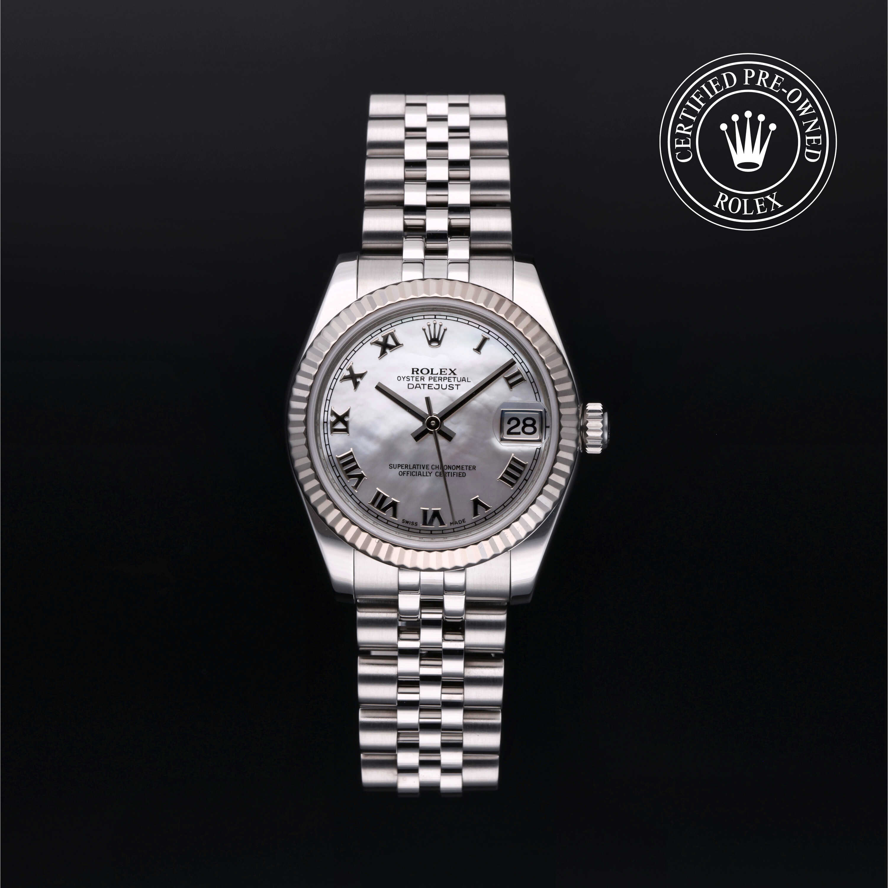 Rolex Datejust in Rolesor 18 Carat White M178274-0041 at Heller Jewelers