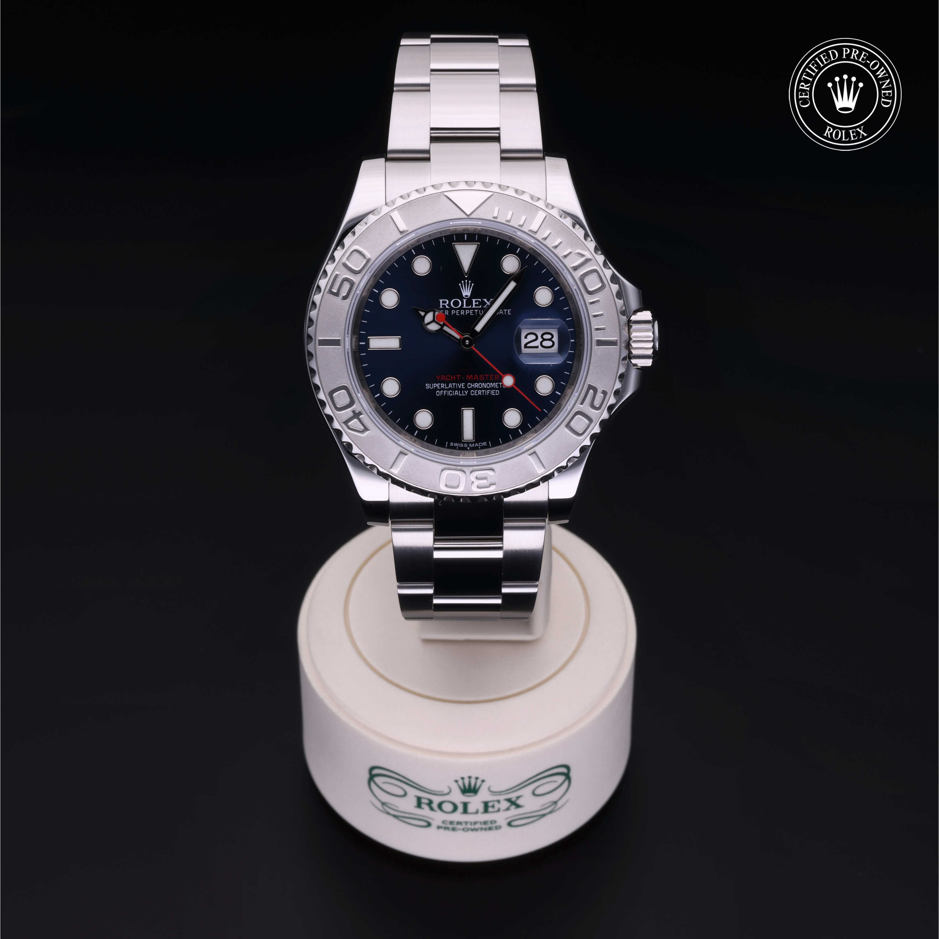 Rolex Yacht-Master in Rolesium Platinum M116622-0001 at Heller Jewelers