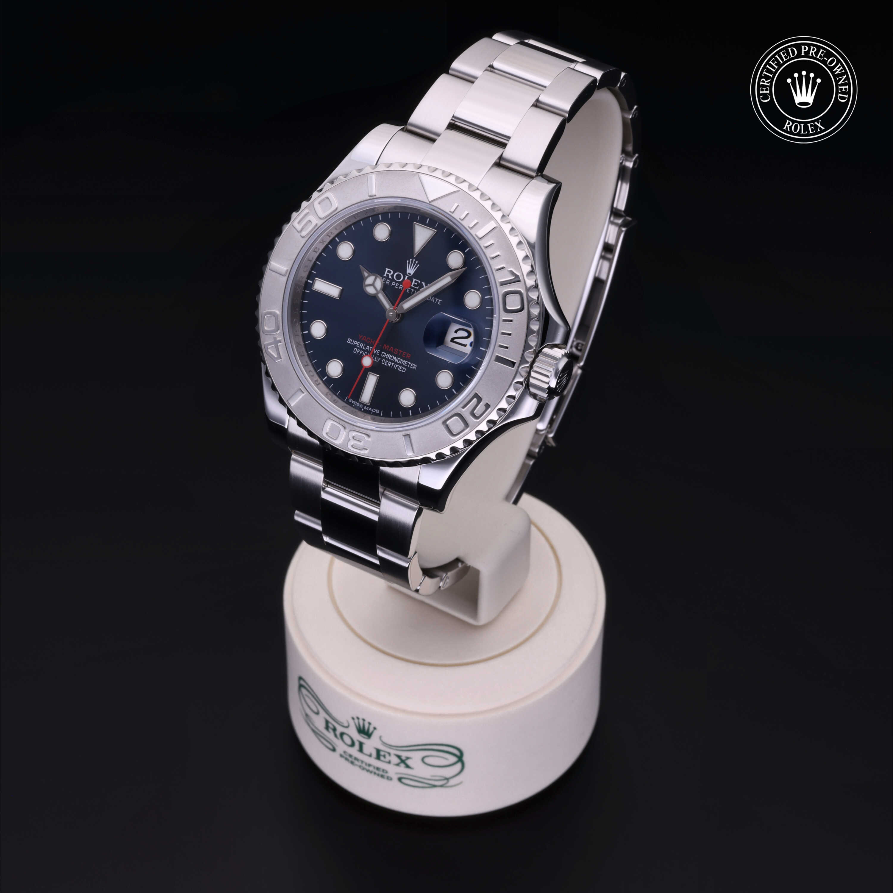 Rolex Yacht-Master in Rolesium Platinum M116622-0001 at Heller Jewelers