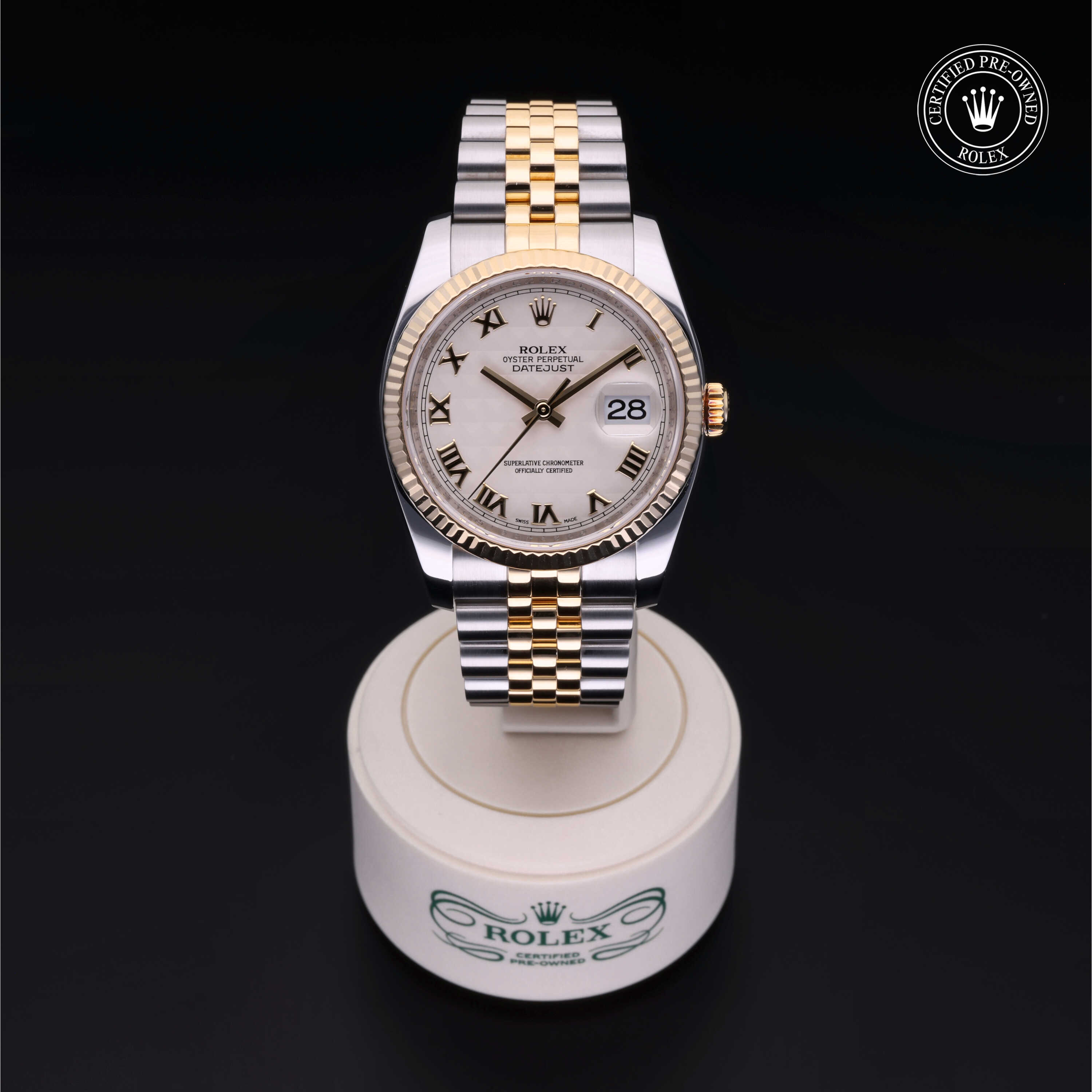 Rolex Datejust in Rolesor 18 Carat Yellow M116233-0153 at Heller Jewelers