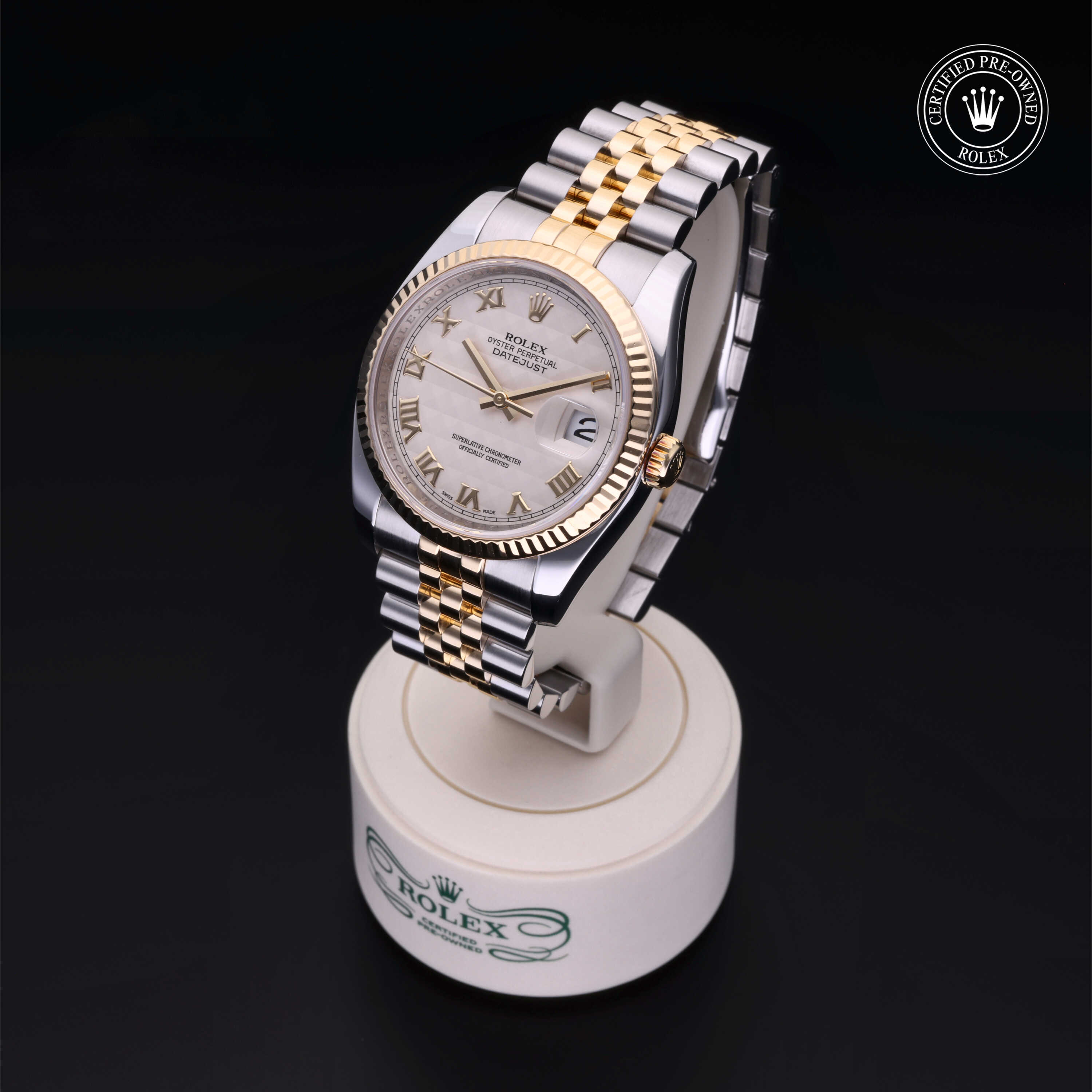 Rolex Datejust in Rolesor 18 Carat Yellow M116233-0153 at Heller Jewelers