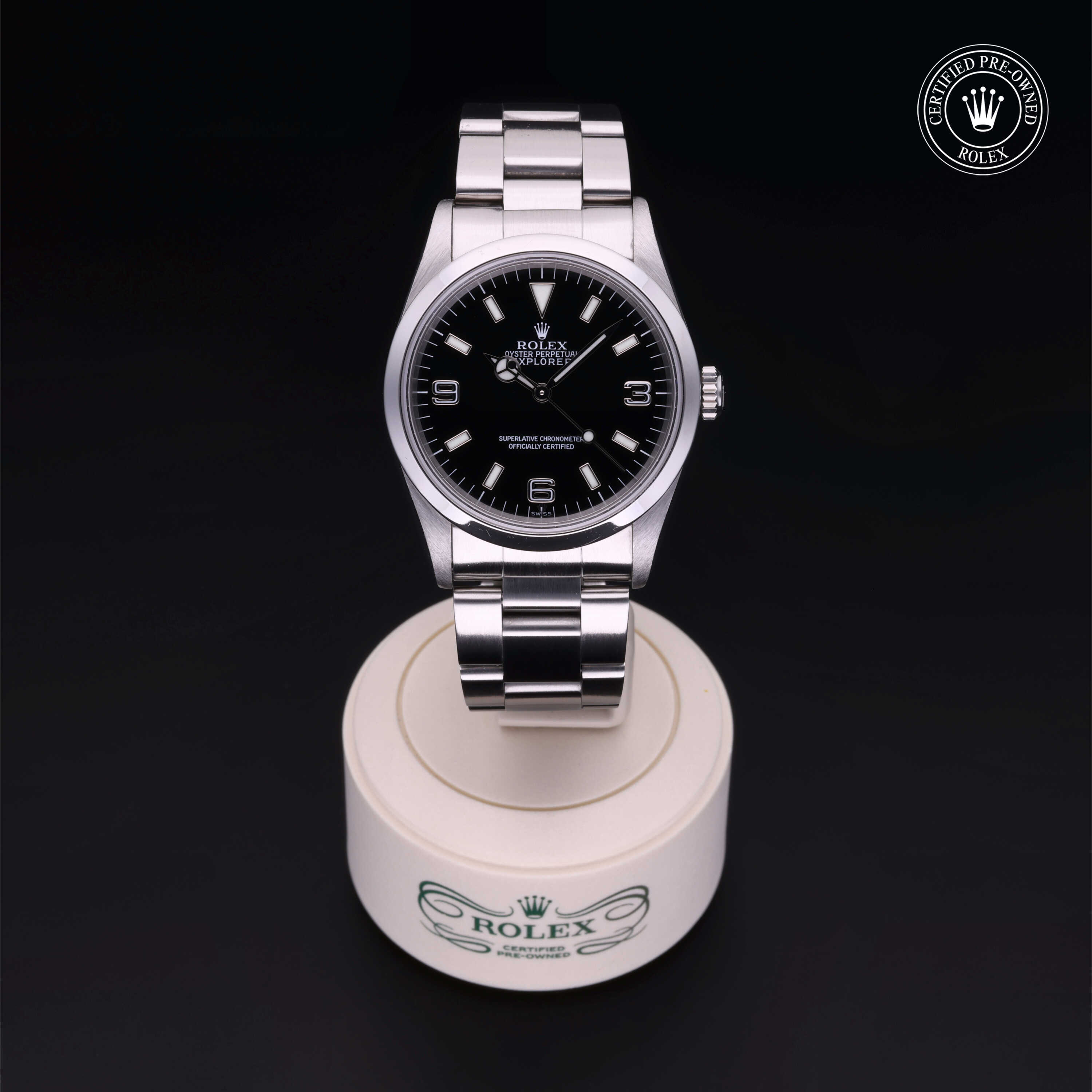 Rolex Explorer in Steel M14270-0003 at Heller Jewelers