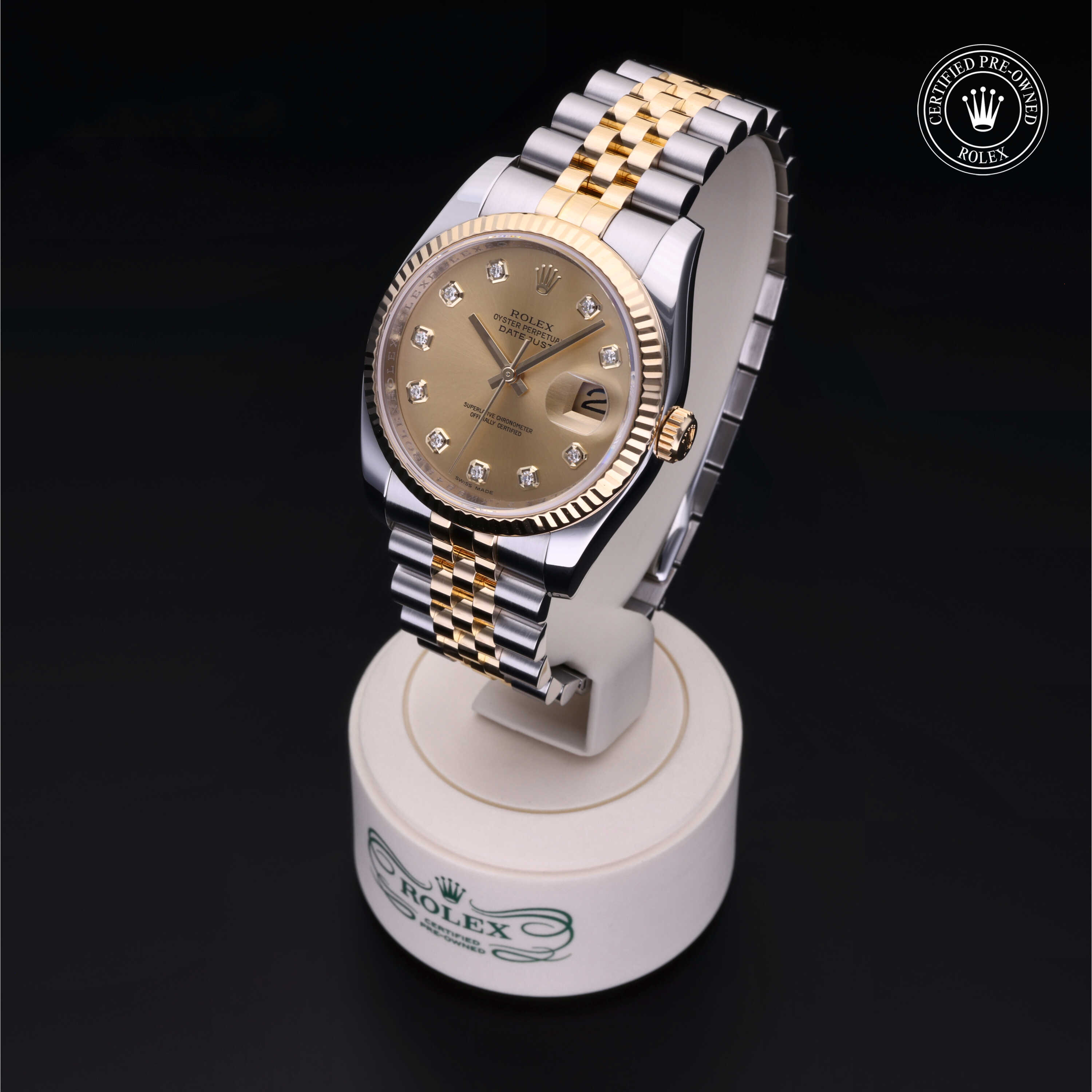 Rolex Datejust in Rolesor 18 Carat Yellow M116233-0150 at Heller Jewelers