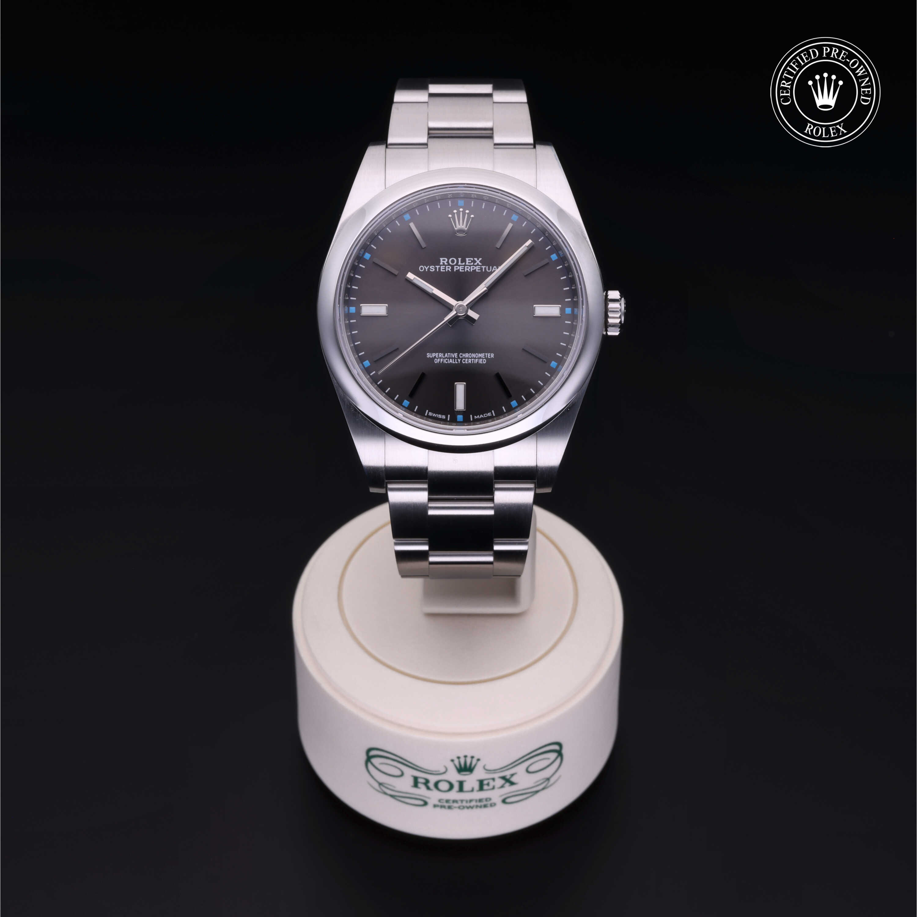 Rolex Oyster Perpetual in Steel M114300-0001 at Heller Jewelers