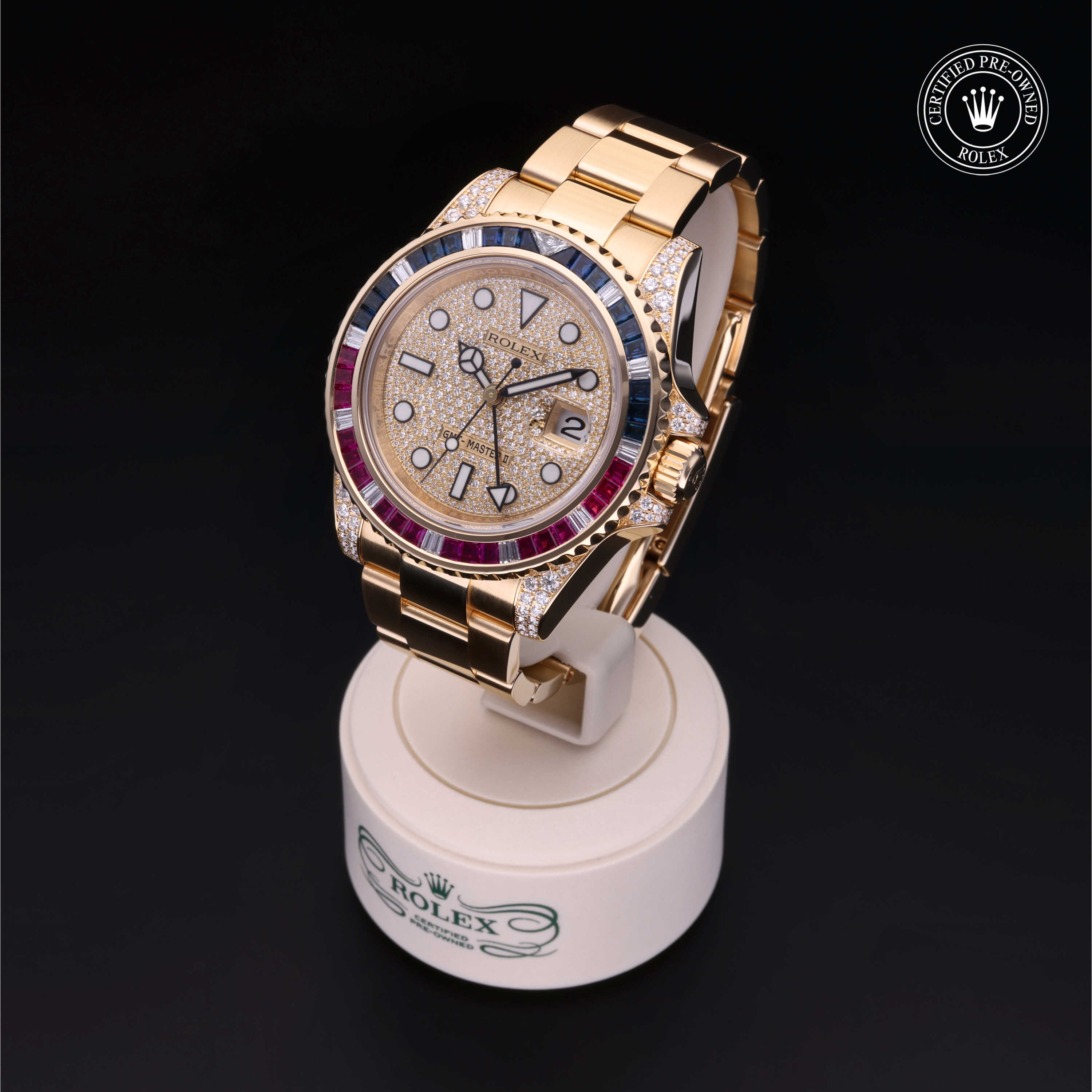 Rolex GMT-Master II in Gold 18 Carat Yellow M116758SARU-0004 at Heller Jewelers