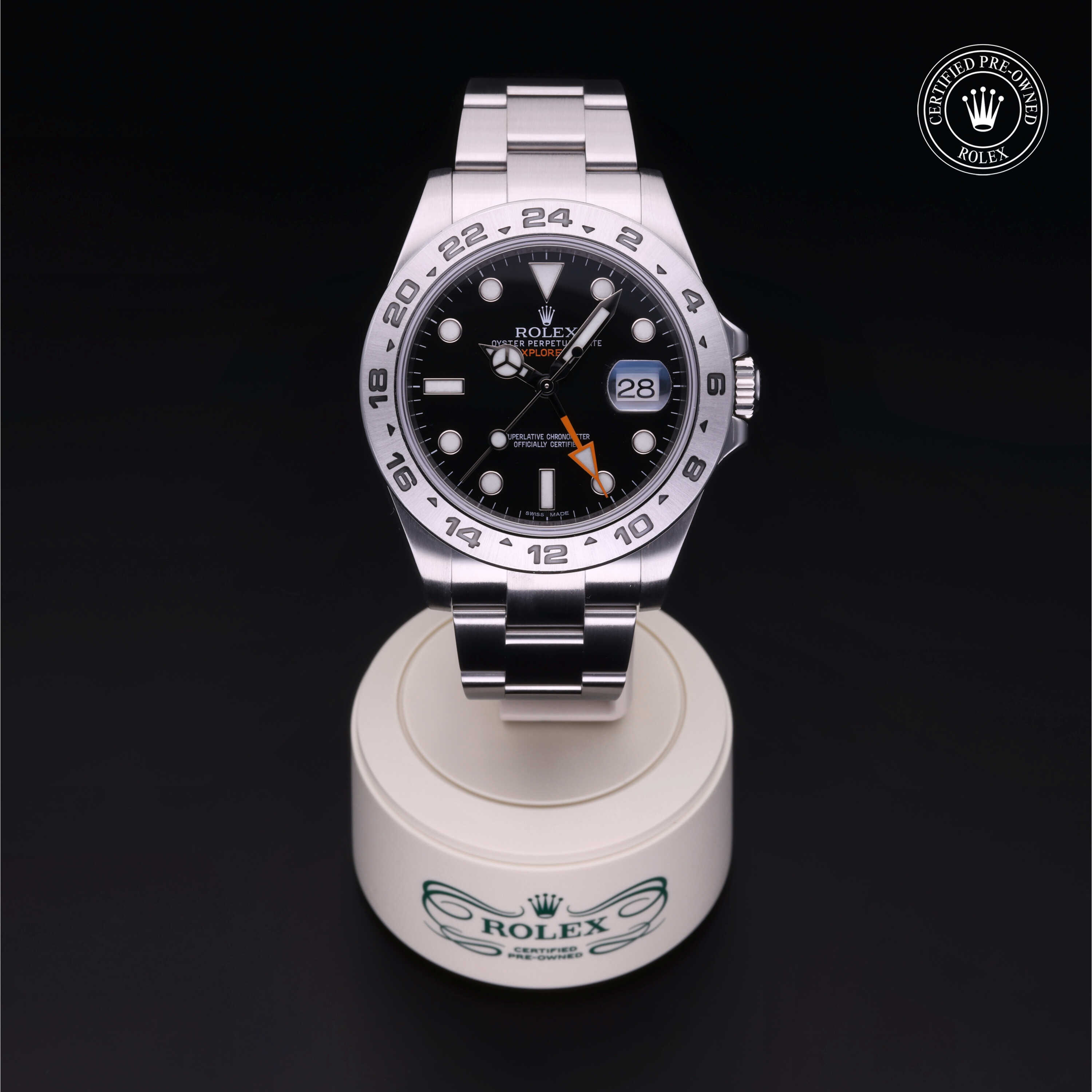 Rolex Explorer II in Steel M216570-0002 at Heller Jewelers