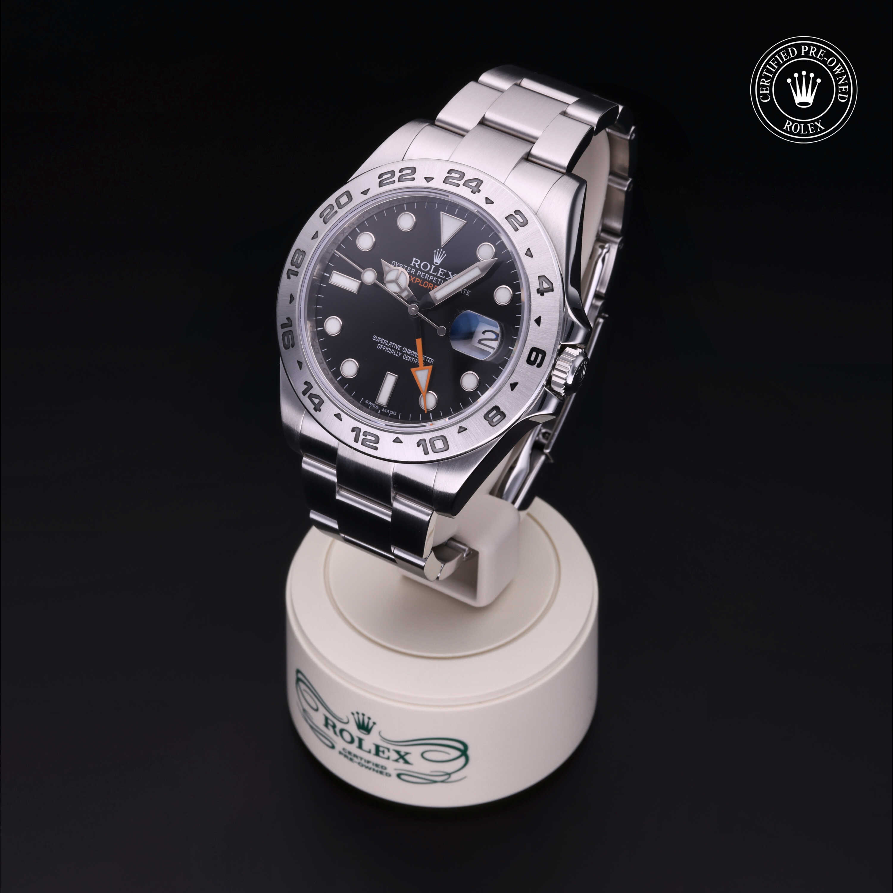 Rolex Explorer II in Steel M216570-0002 at Heller Jewelers