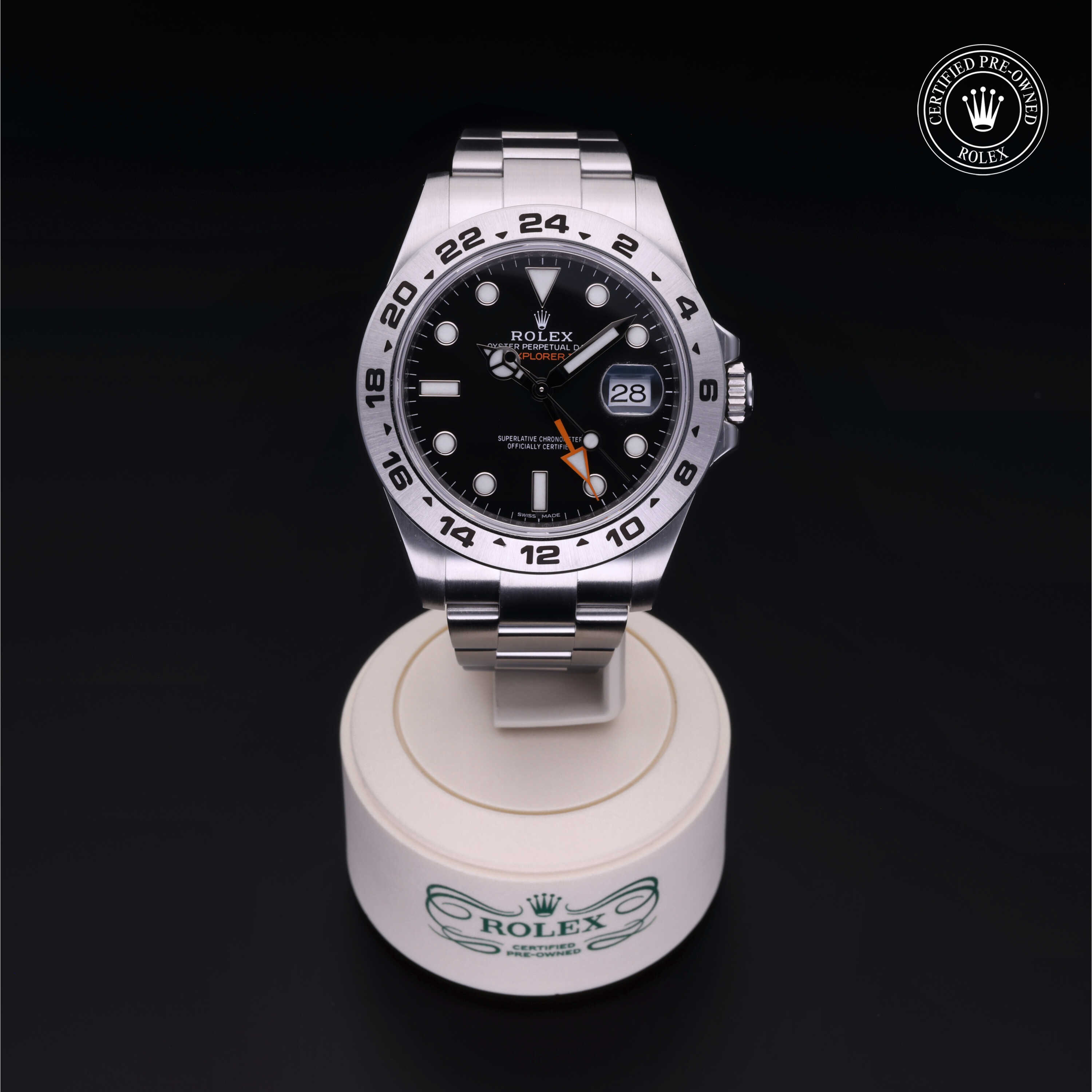 Rolex Explorer II in Steel M216570-0002 at Heller Jewelers